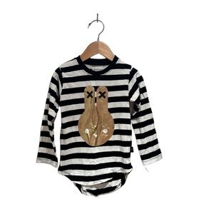 HUXBABY long sleeve top, size 4